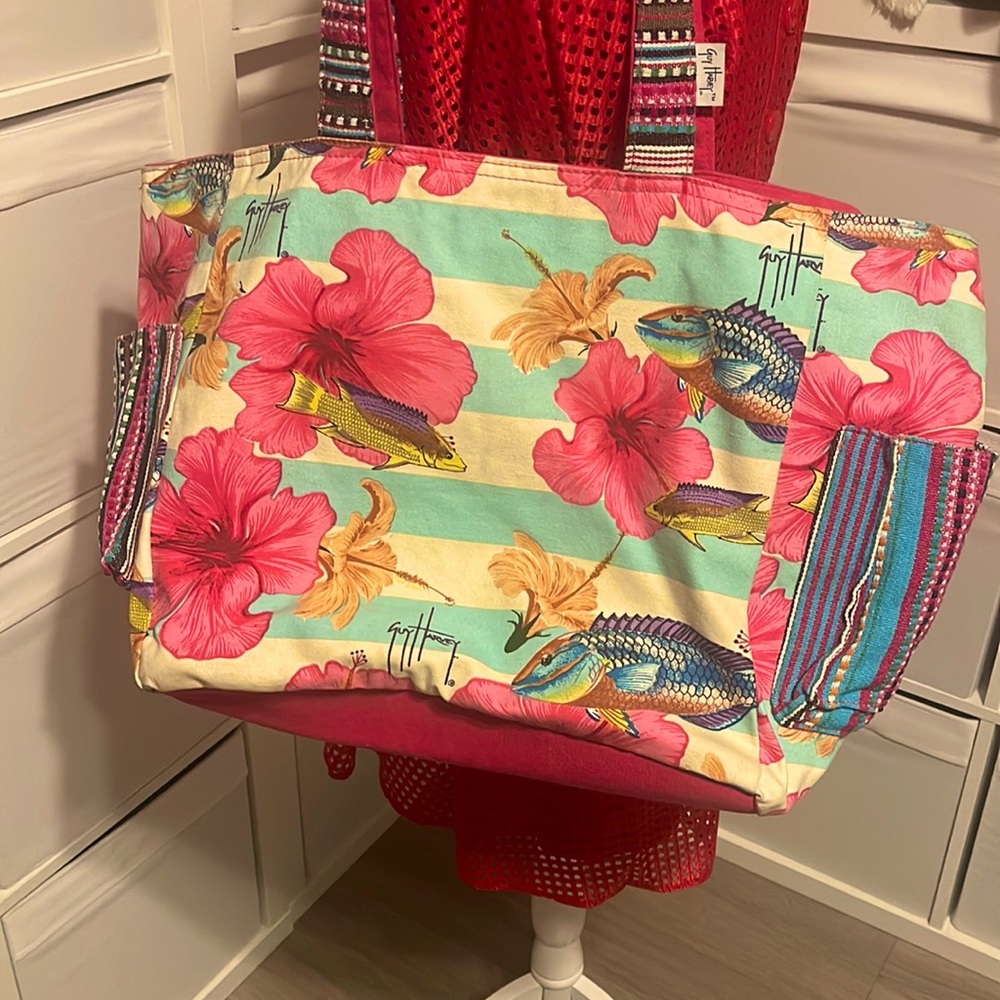 Guy Harvey Large Tote 🐠🌺